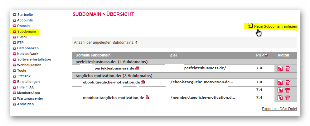 subdomain 1 subdomain 1